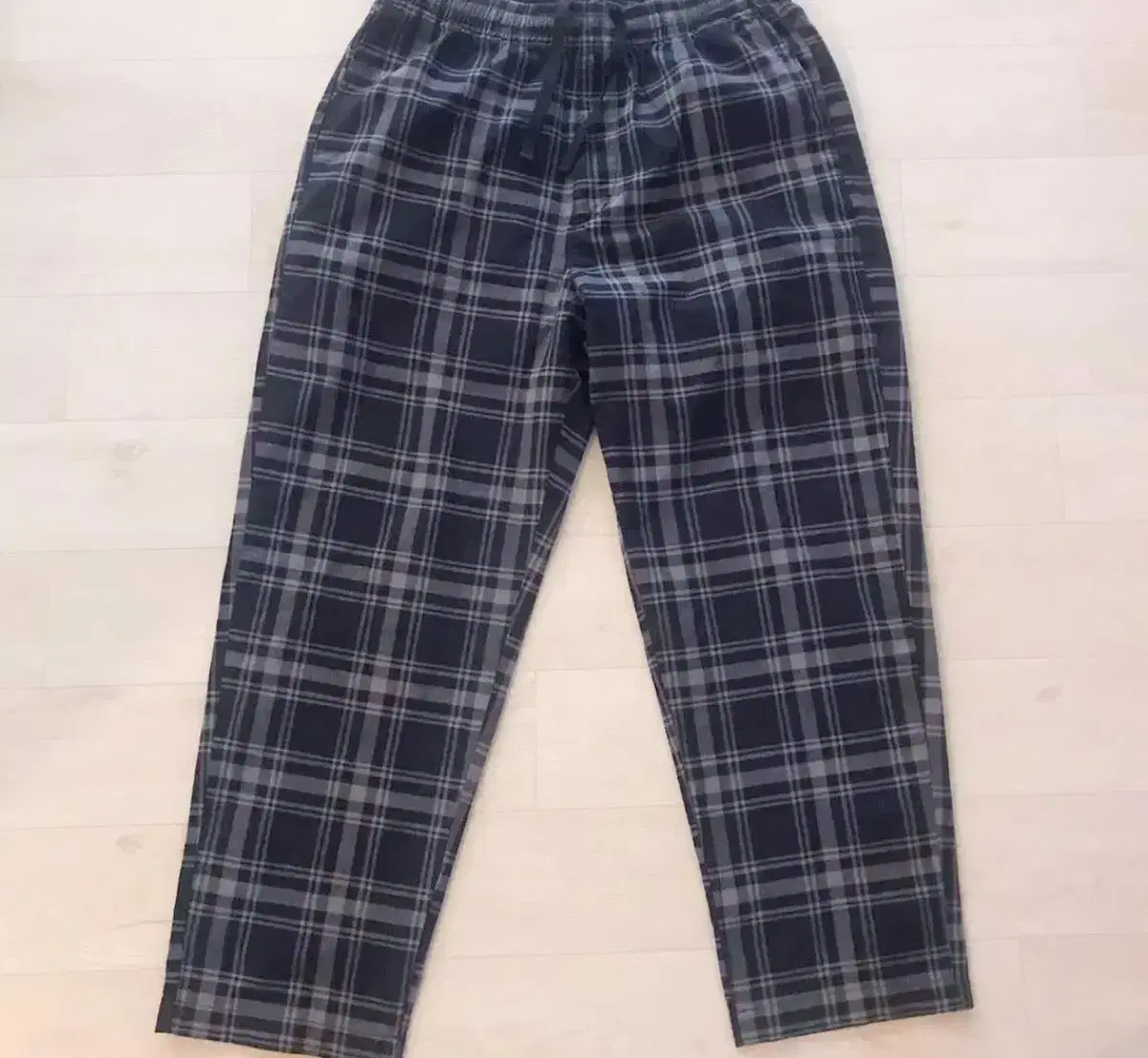 [M size] Cotton checked pants uniqlo