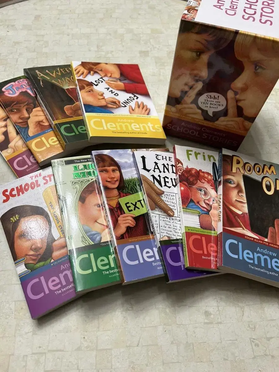 Andrew clements school stories 영어원서 영어책