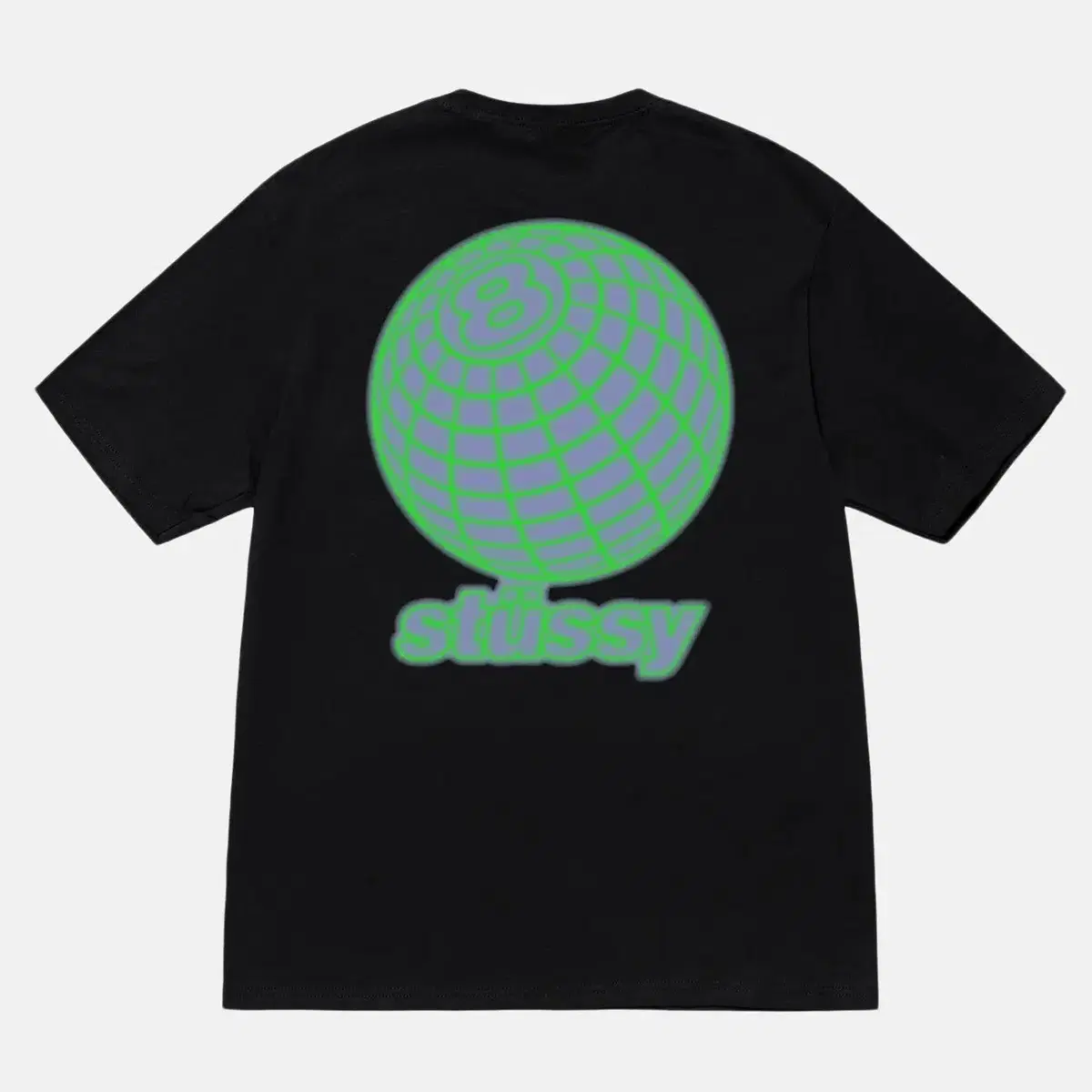 [M,XL] Stussy 8-Ball Grid Short Sleeve Black / STUSSY T-shirt