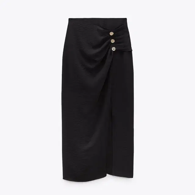 zara 자라 골드 버튼 미디 스커트 55900-35900 택있는 새상품