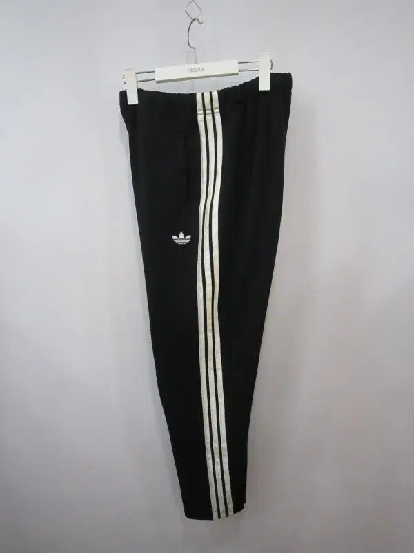 Adidas Black/White 3-Wire Training Pants Made in Japan