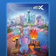 엘리멘탈 4dx 포스터