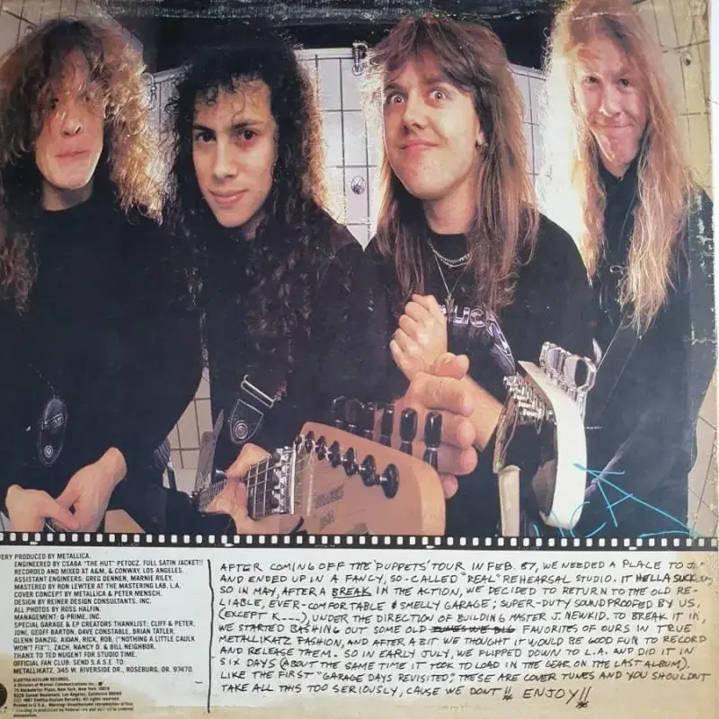 METALLICA - GARAGE DAYS RE-REVISITED LP