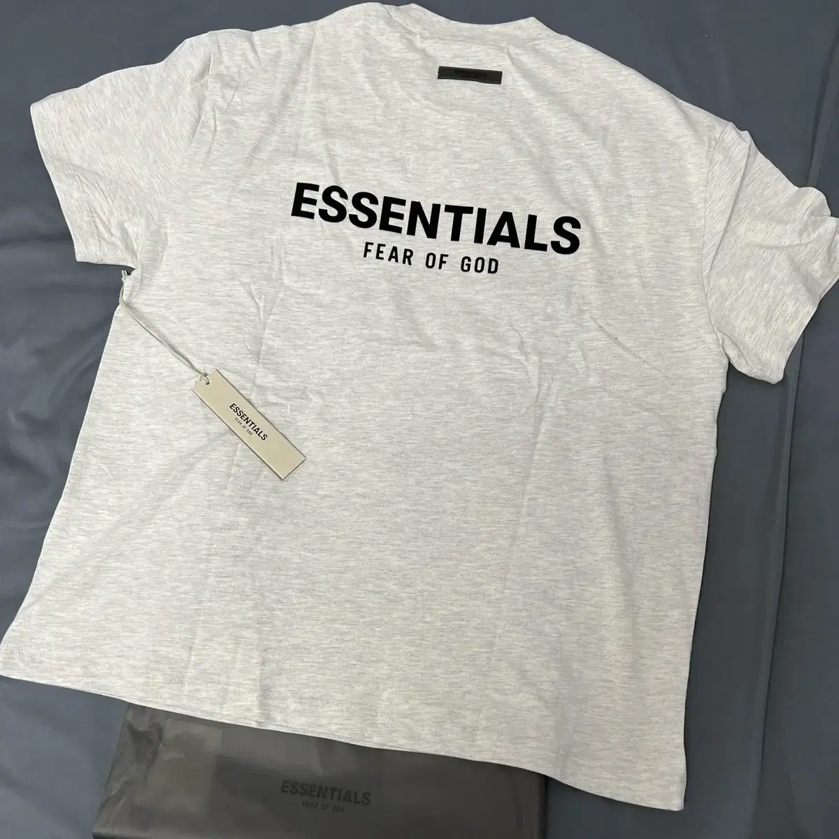 Essential Backlogo Tee Light Oatmeal Sizes M, L The Core Collection