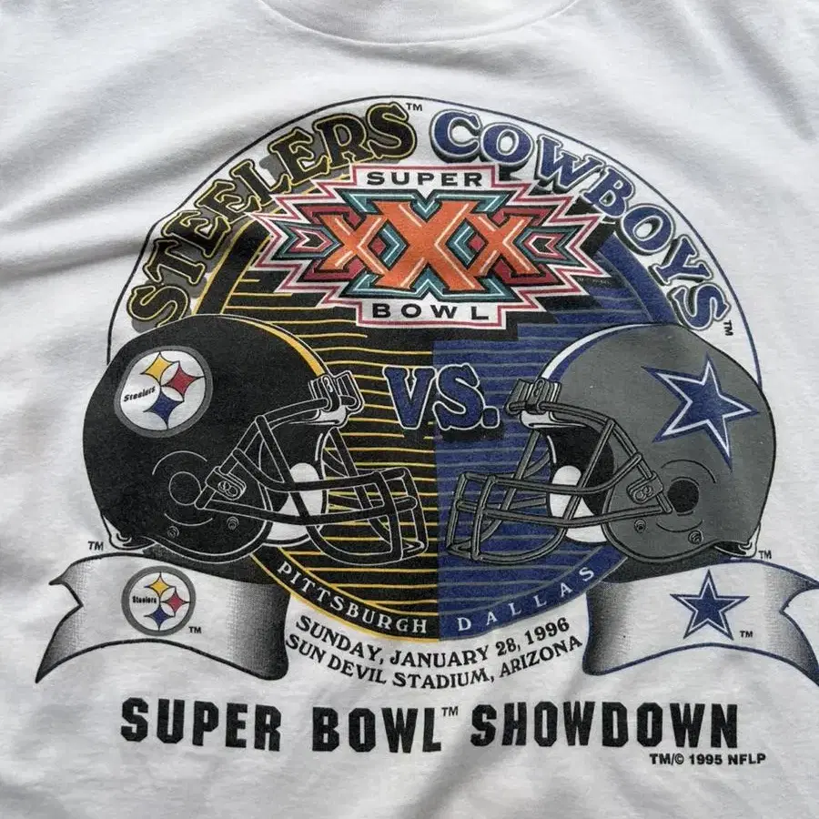 90s usa superbowl Tee L