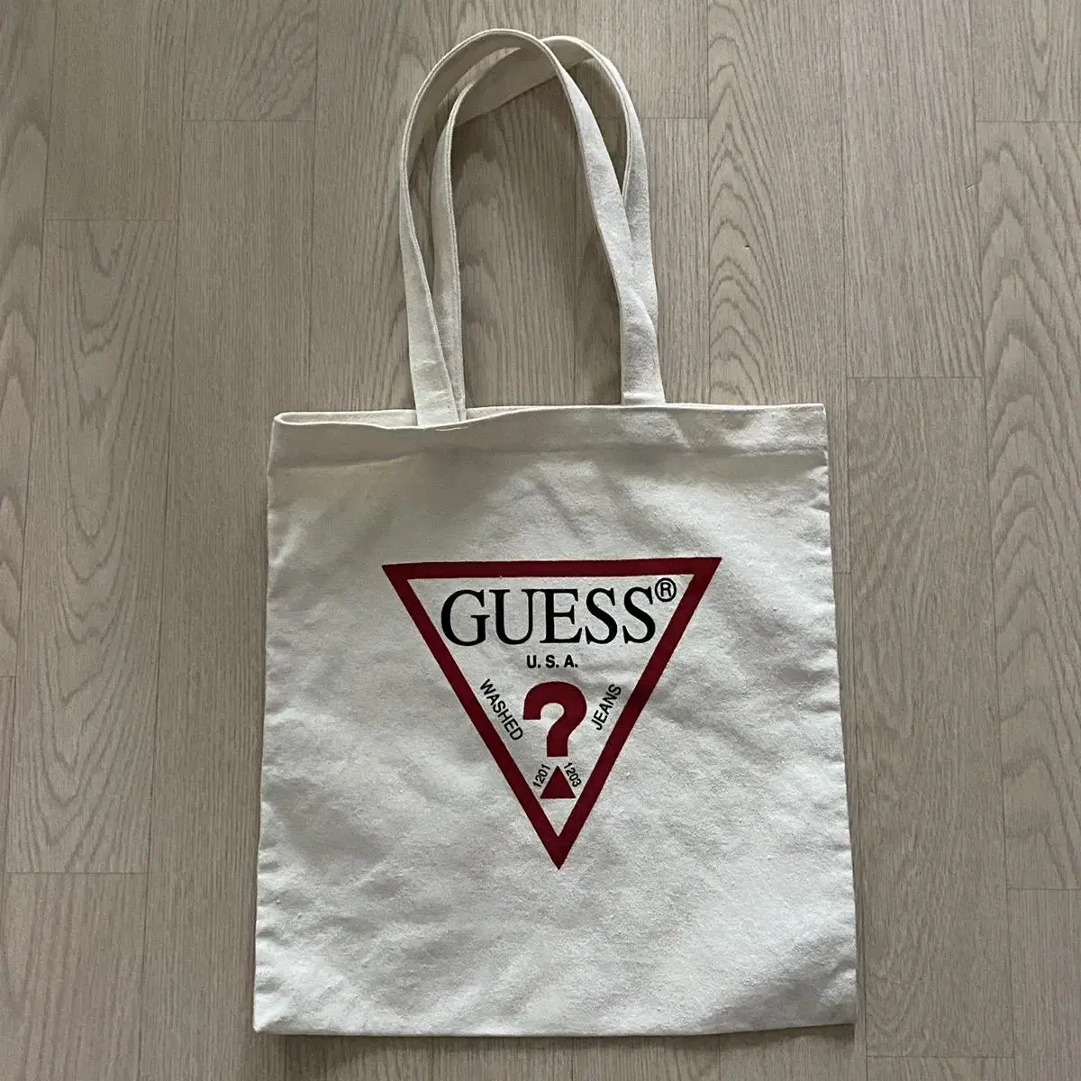 GUESS 게스 로고 에코백