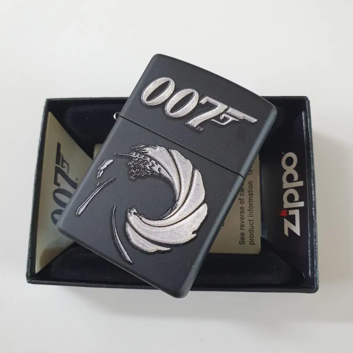 49329 BOND BT 007 GUN LOGO 정품 새 지포라이터