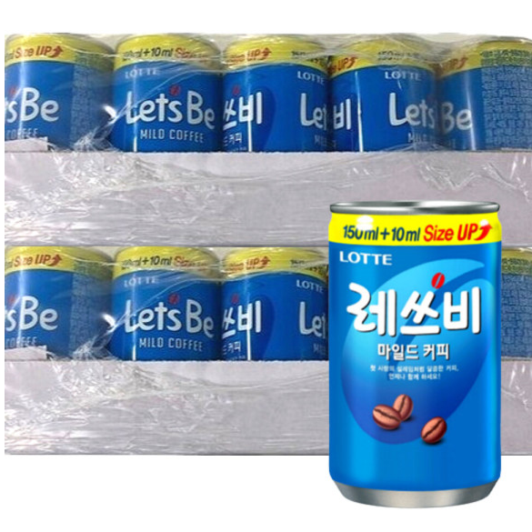 무료배송-레쓰비 160ml 60캔 마일드 커피 (30캔 2박스)