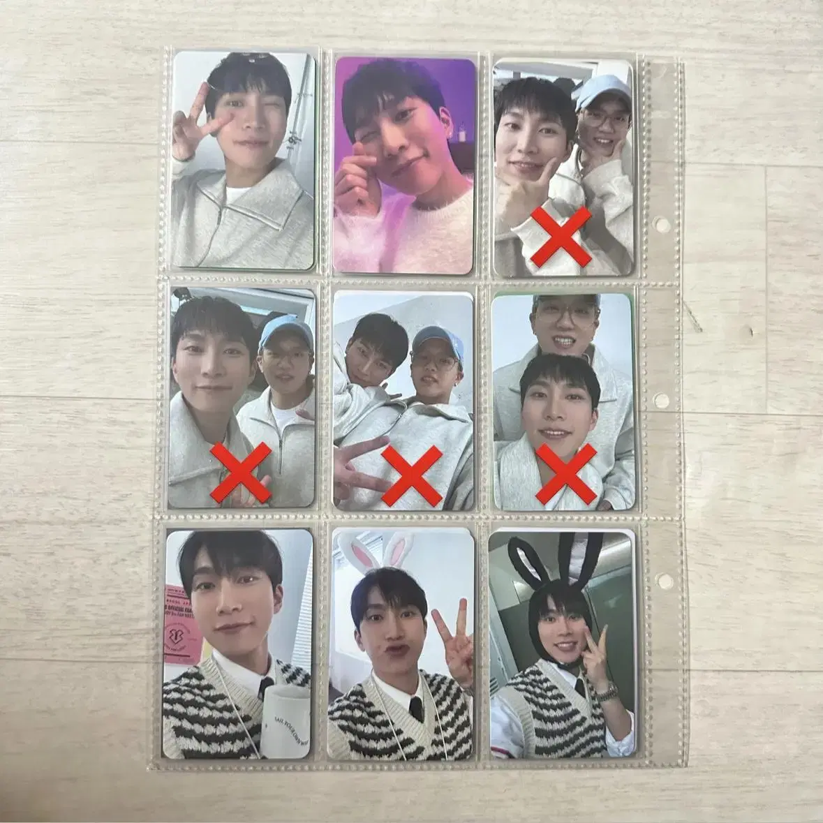 BTOB seo eunkwang sells photo cards (back page)