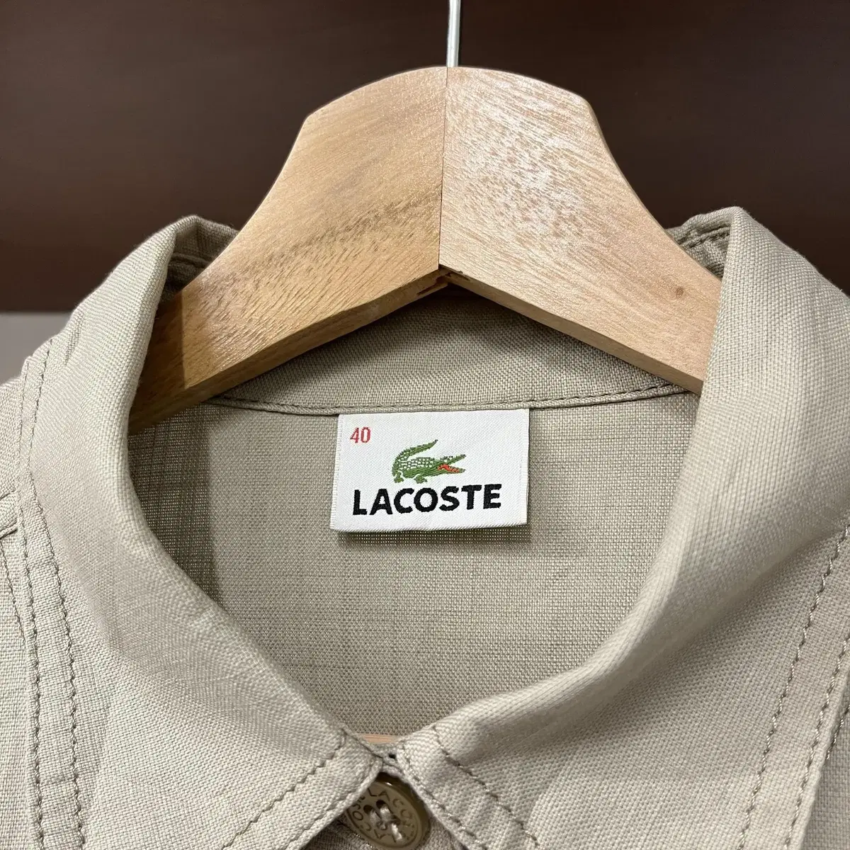 LACOSTE belt shirt