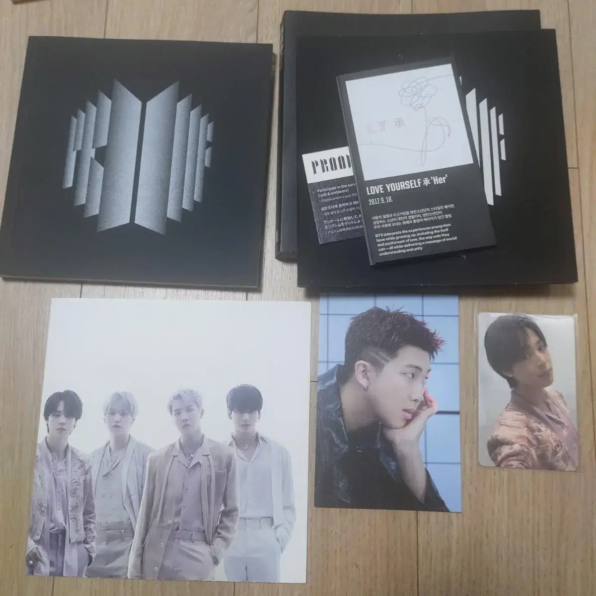 방탄소년단 proof compact edition 앨범+포카 양도