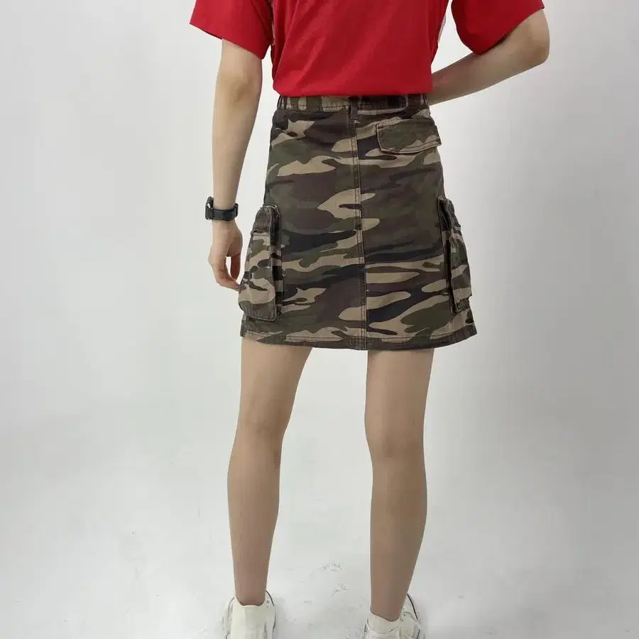 vintage camoflague cargo skirt