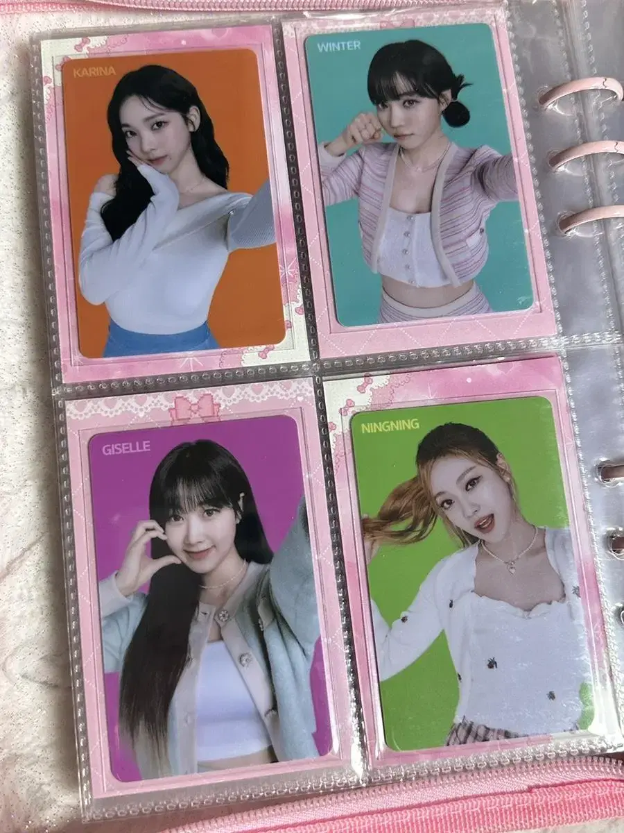 (bulk) aespa tamszero karina winter giselle ningning photocard wts!