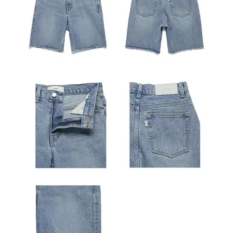 던스트 Raw edge denim shorts m