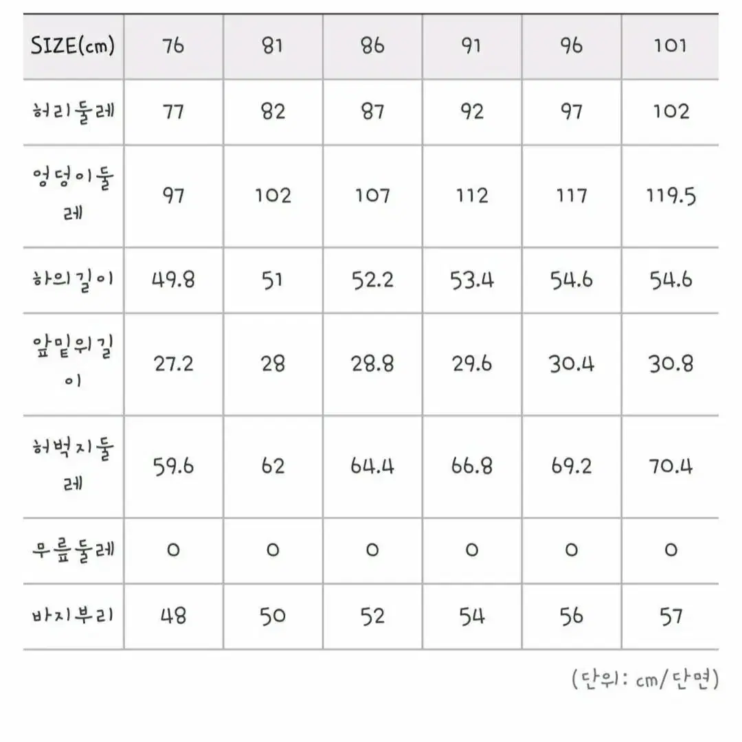 블랙야크 기능성 데님반바지