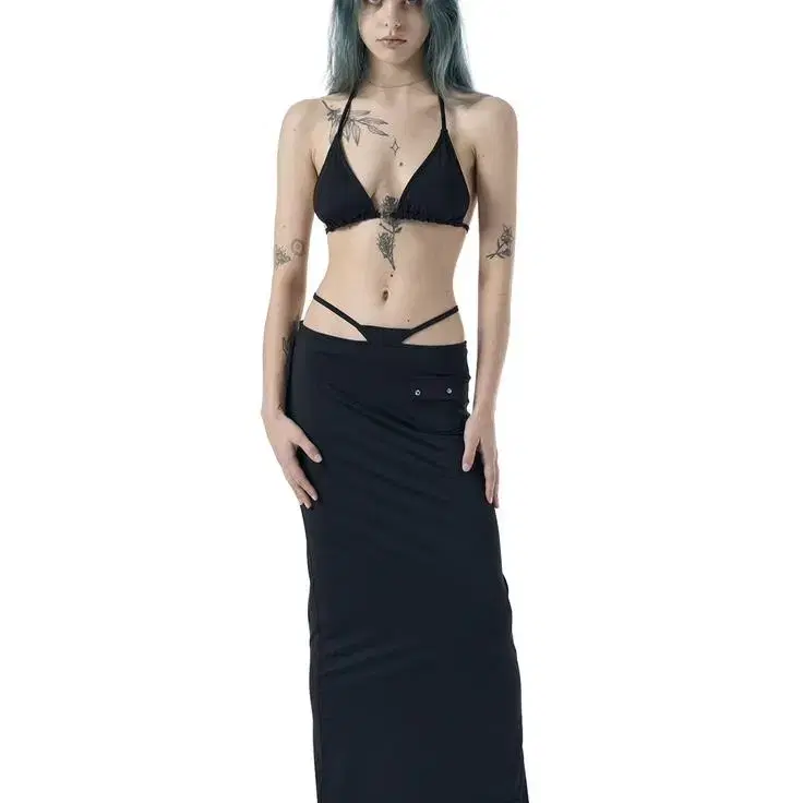 보헤미안서울 스커트 t-line maxi skirt