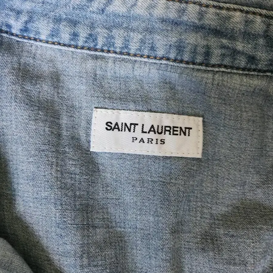 생로랑 saint laurent 데님 자켓 청자켓 L