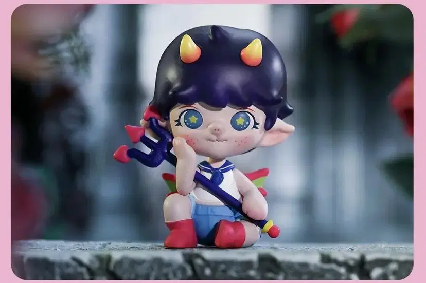 PopMart jo Flower Constellation Series Gemini Devil Figure