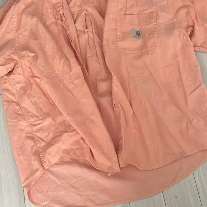 칼하트 오렌지 반팔 셔츠 carhatt orange shirts