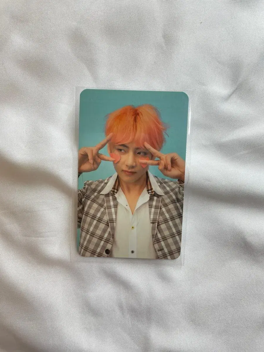 bangtan bts rubsell enser f taehyung v photocard