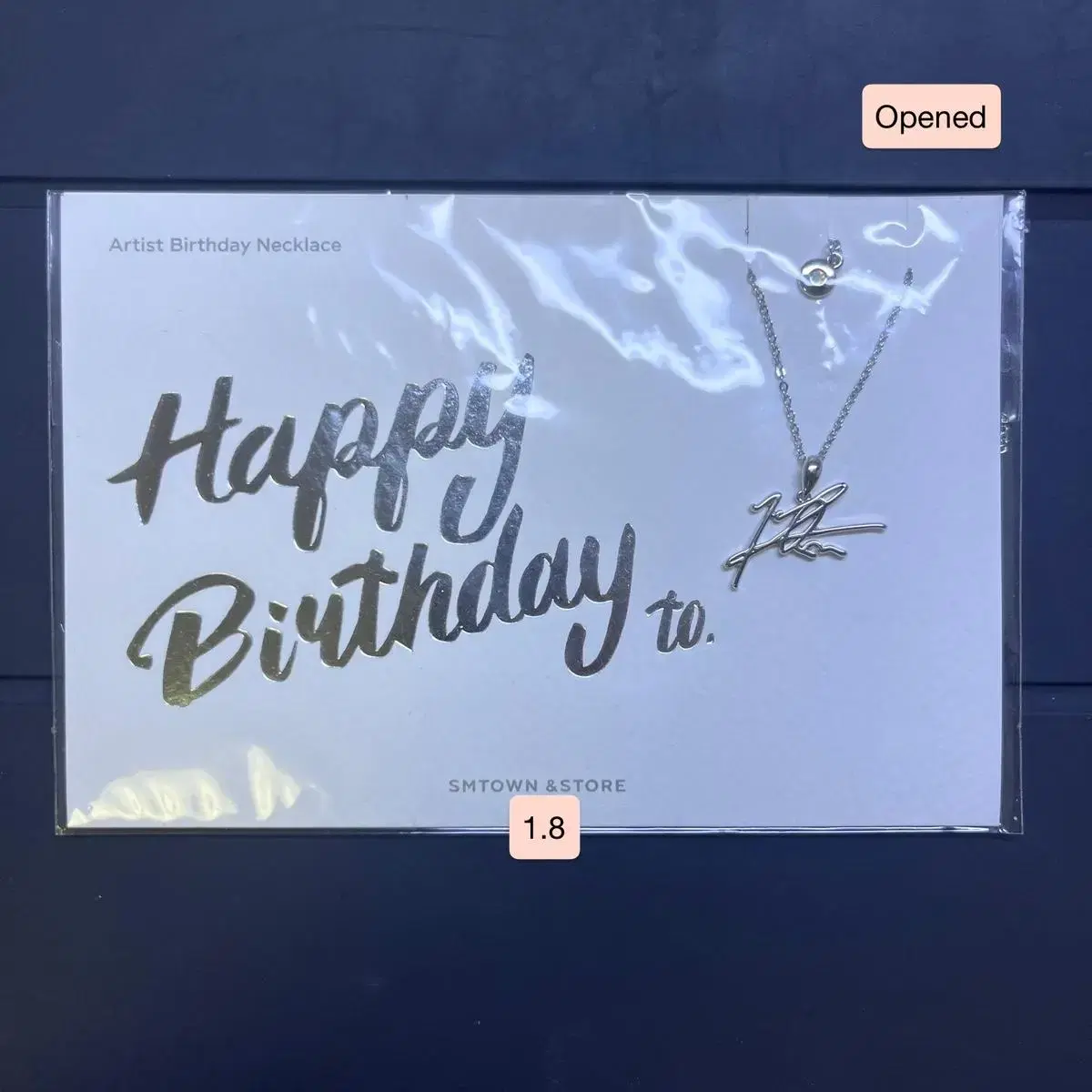 WayV way v yangyang birthday Wts of Necklace