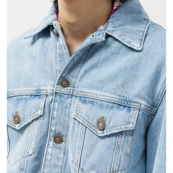 Erl trucker jacket (light blue)