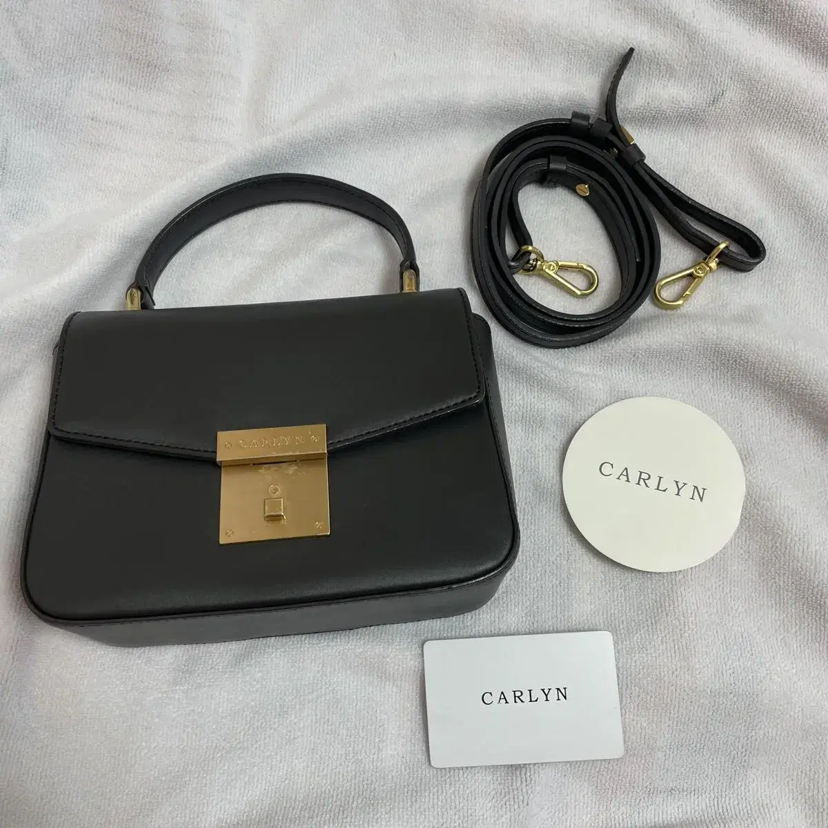 Carlin Poppy Poppy Bag Bag Black Crossbody Bag Clearance Disposal Flea