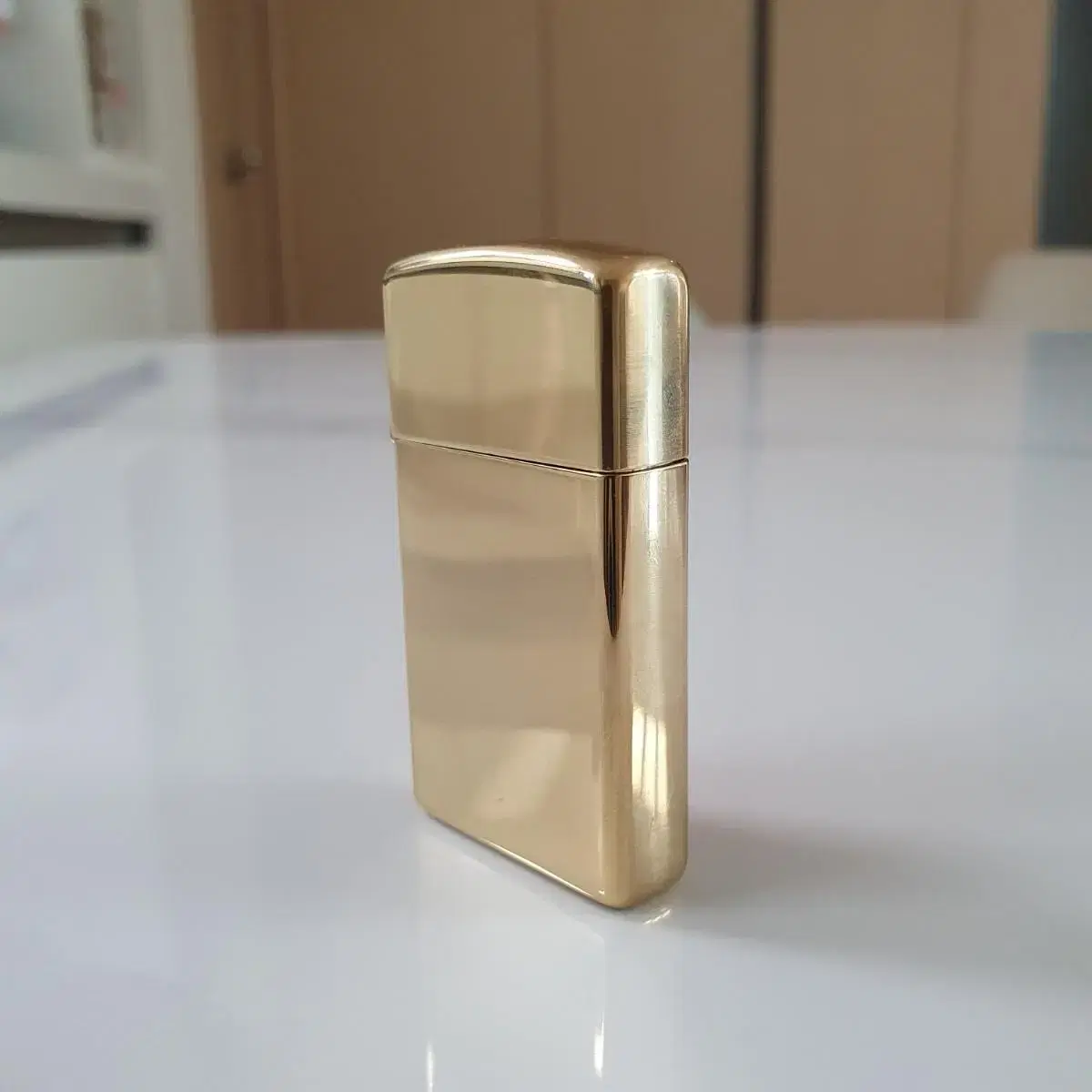 1654B SLIM BRASS WO/S B 정품 미개봉 새 지포라이터