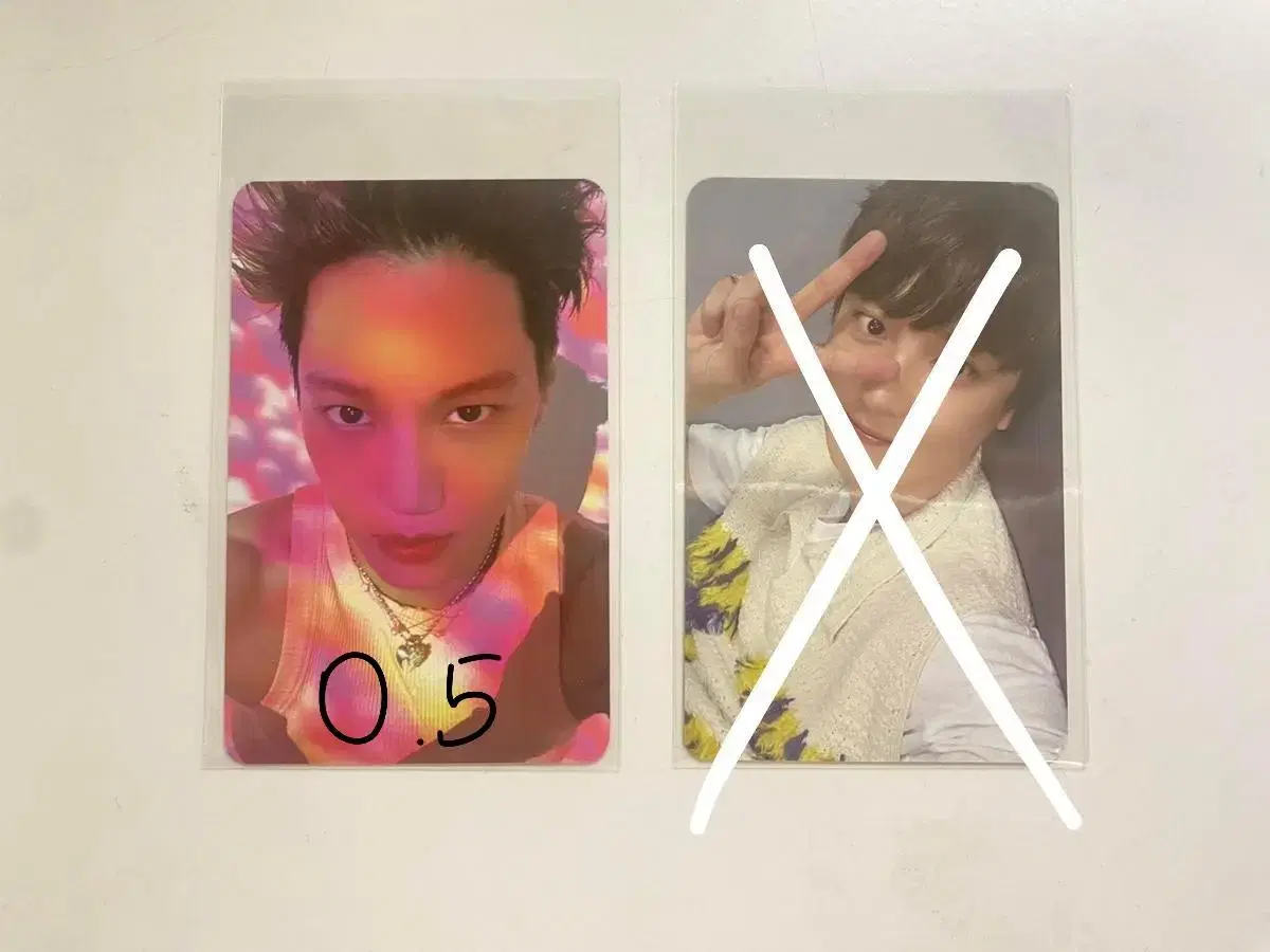 Kai chanyeol taemin taeyong exo SuperM photocard WTS