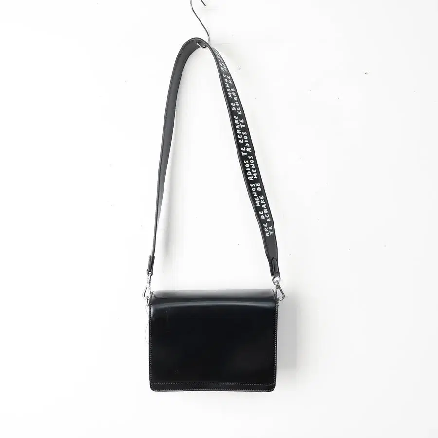 Glossy shoulder crossbody bag