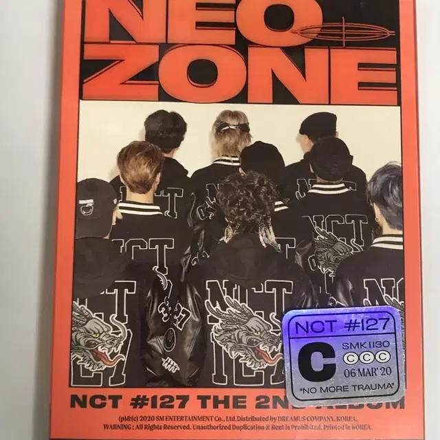 nct127 정규 2집 Neo Zone c버전 (개봉앨범)