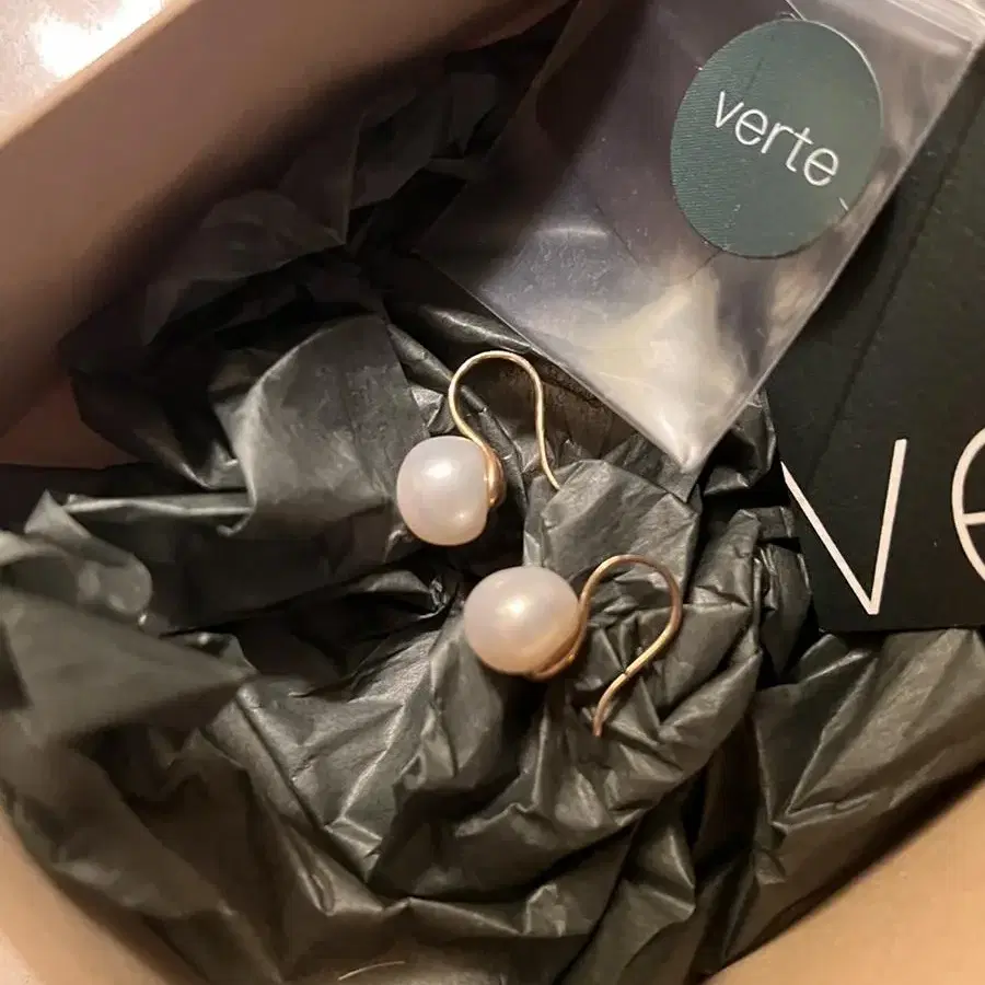 Verte 베흐트 etre pearl earring gold 10mm