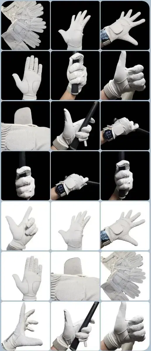 All-sheepskin golf gloves Natural leather golf gloves (3,750 won per pair)