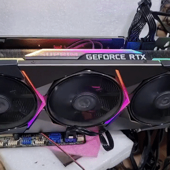 RTX 3080 슈프림 X D6X 10GB 트라이프로져 상태나이스