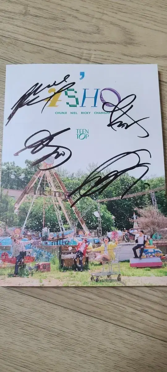 Teen Top signed album for 40,000 won