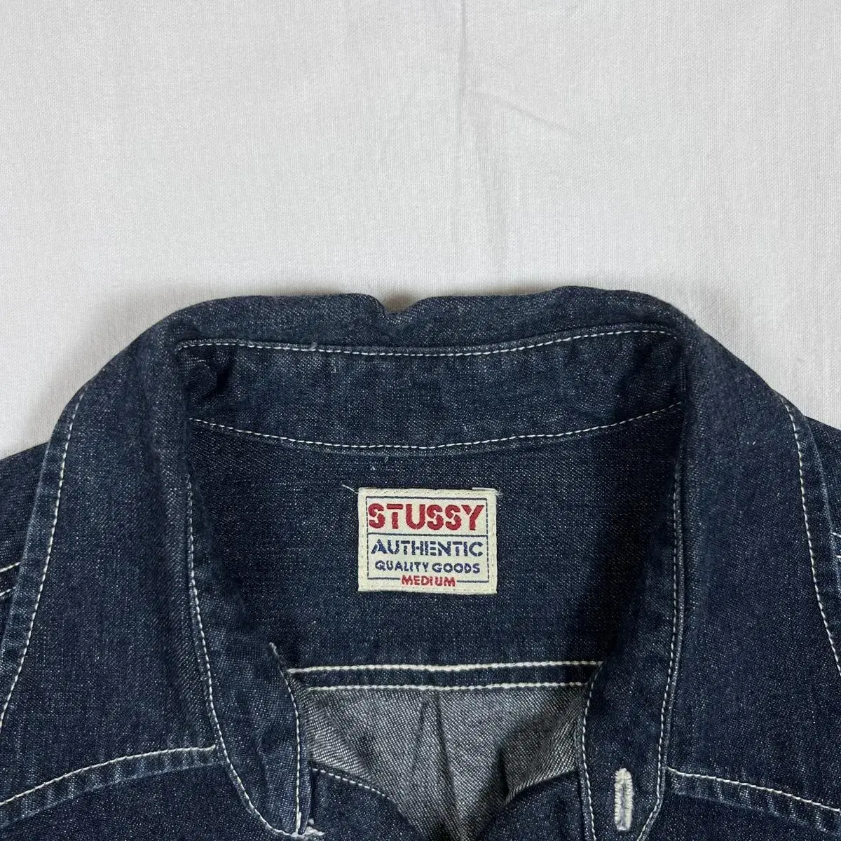 90s 스투시 stussy 포켓 데님셔츠 남방