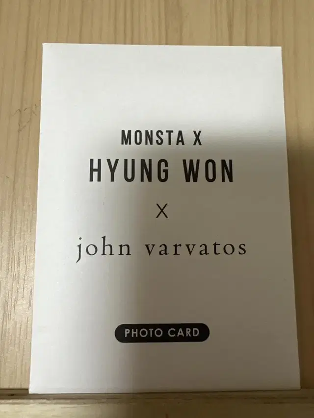 몬스타엑스 형원 존바바토스 포토카드 3종 set sell