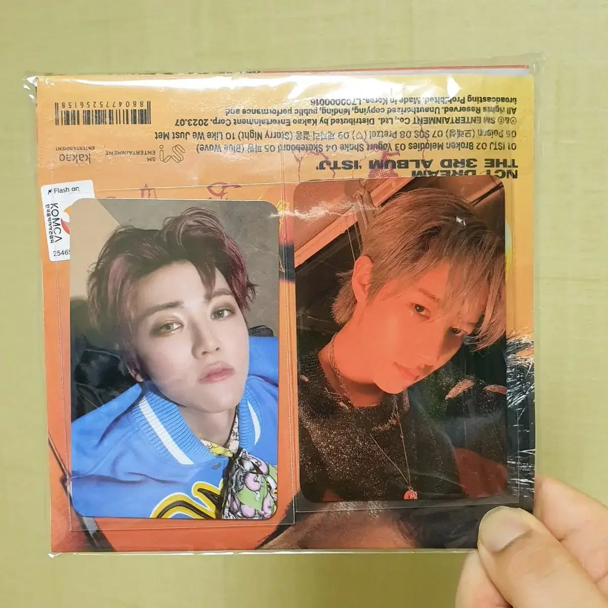 ISTJ ktwon4u poster unreleased photocard Renjun,Jaemin