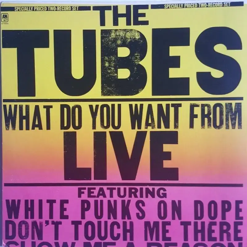 THE TUBES - LIVE 2LP(GF)