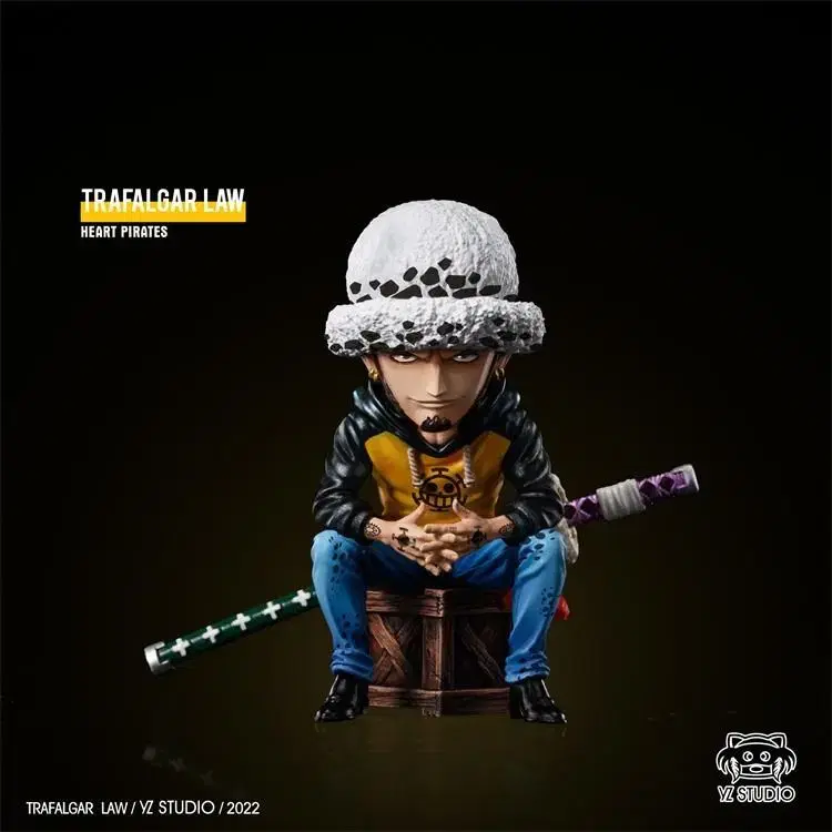 (ONEPIECE) YZ First Appearance 1st Trafalgar Low Resin Statue Wall Call Figure