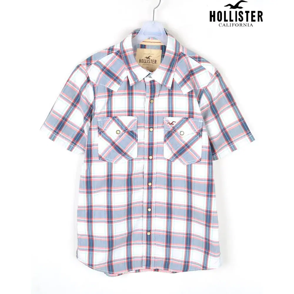 Hollister/Short-sleeved Southern/Men's/M/shirt/Check/NB5391