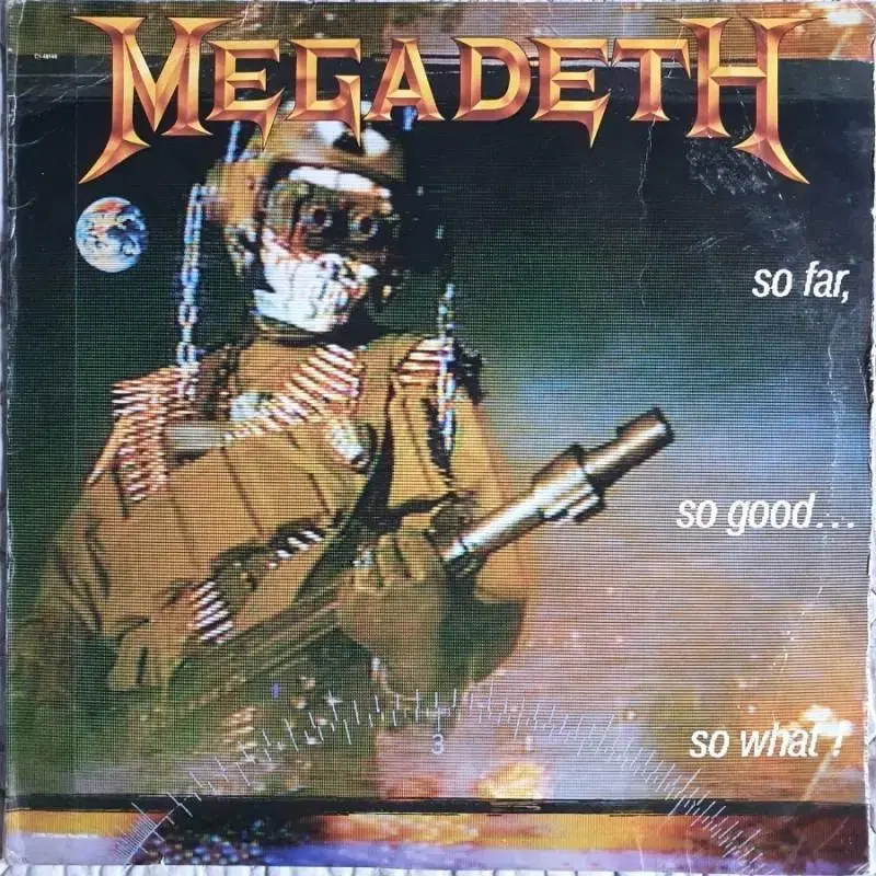 MEGADETH - SO FAR,SO GOOD...SO WHAT! LP(