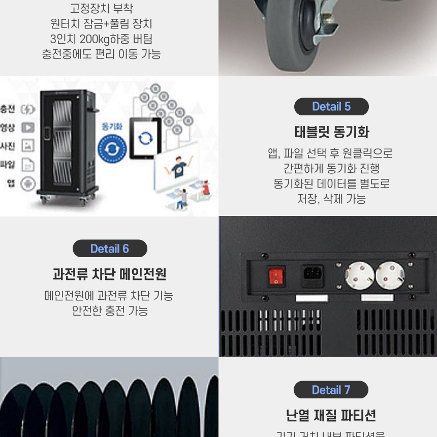 태블릿 보관함 아이패드 충전함 솔리드싱크 대량 충전함