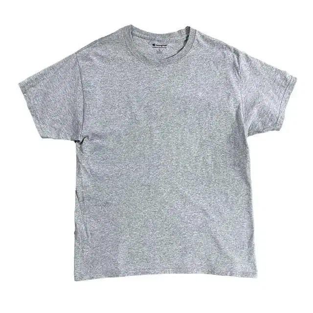 Champion Gray Basic Round Neck Short Sleeve T-Shirt XL