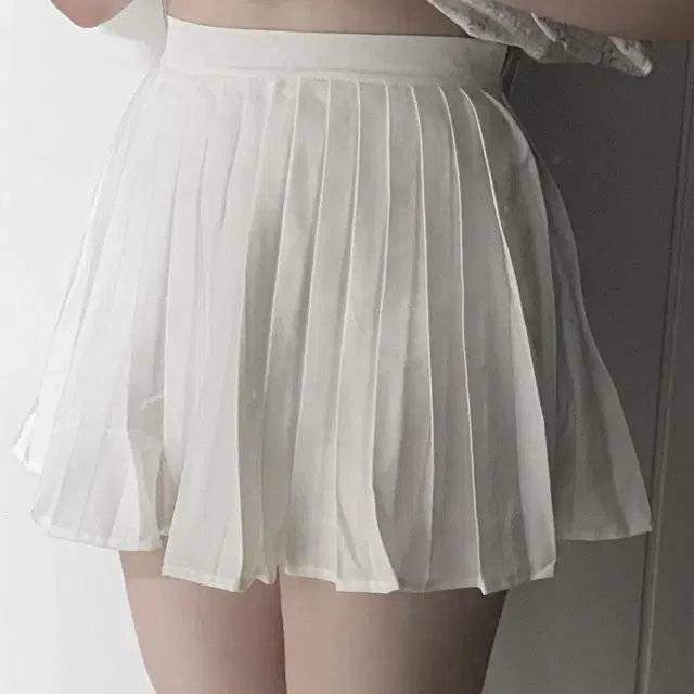 chiffon pleats skirt