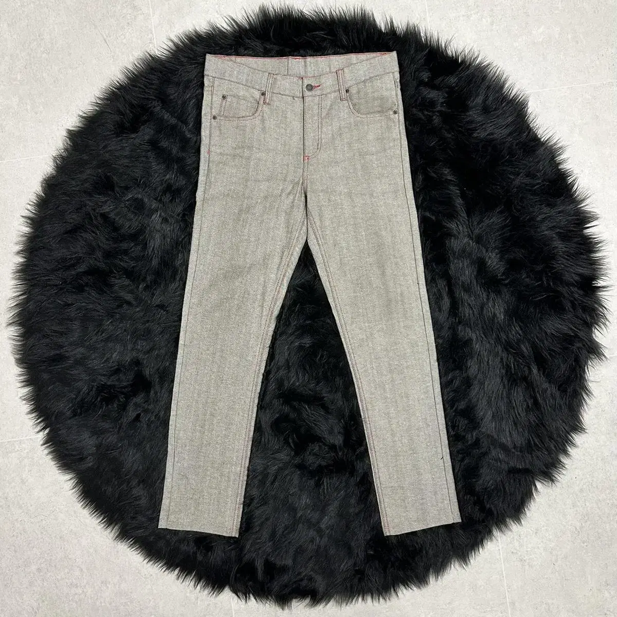 CHEAP MONDAY Gray denim pants