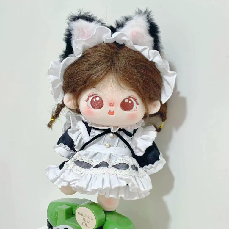 (현물) 10cm 20cm 인형옷 고양이 메이드