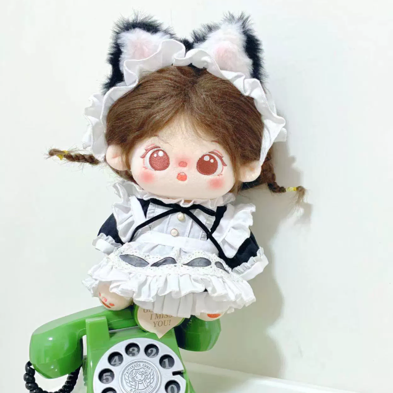 (현물) 10cm 20cm 인형옷 고양이 메이드