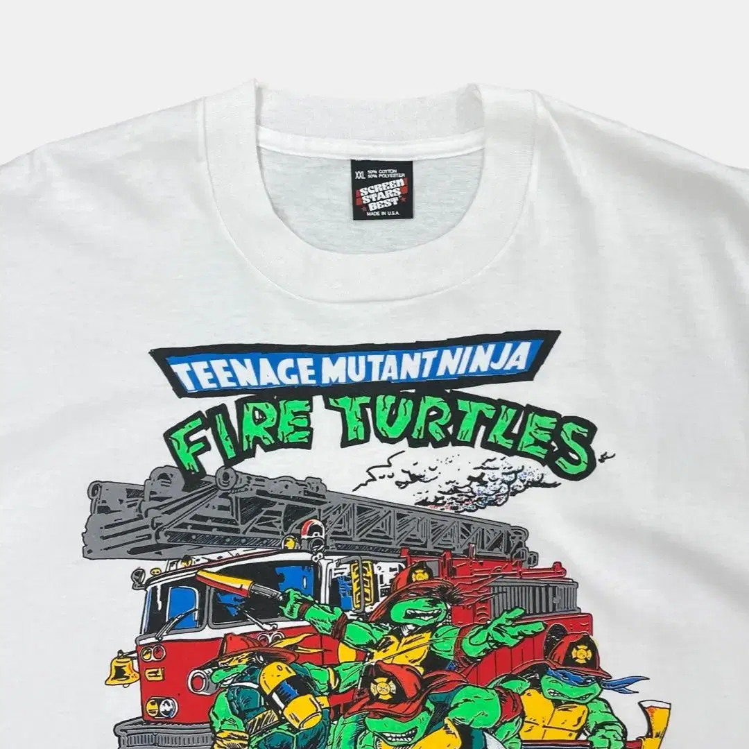 (2XL) 빈티지 NINJA TURTLES TEENAGE 반팔티