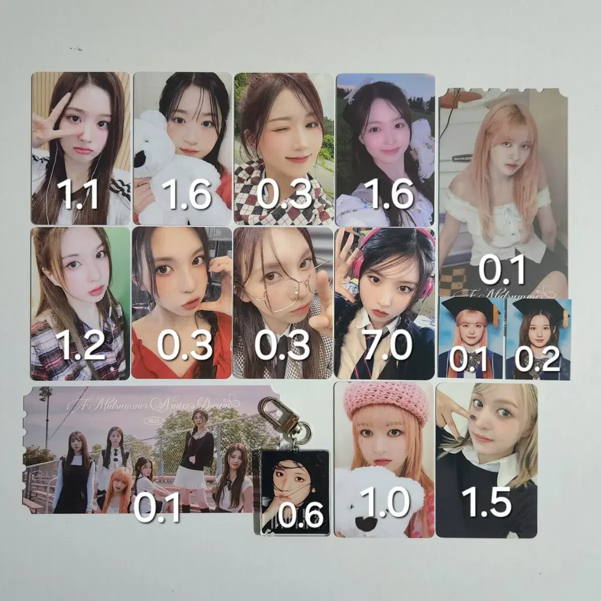 nmixx photocard dash with muu ld